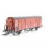 Wagon towarowy ROCO 66254, skala H0, czerwony z czarnym dachem.