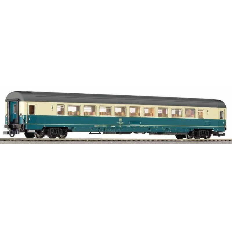 Wagon osobowy ROCO 45834, skala 1:87, zielono-beżowy, producent ROCO.