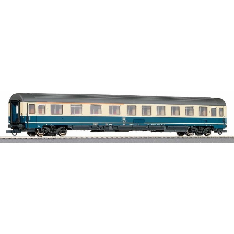 Wagon osobowy ROCO 44641, skala 1:87, DB, niebiesko-kremowy.