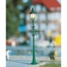 Model redukcyjny latarni ulicznej, skala 1:87, zielony, z detalami.