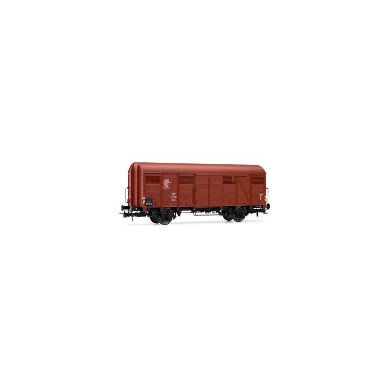 Model wagonu towarowego 223K/1, skala 1:87, Rivarossi. Czerwony, epoka IIIc, szczegółowa miniatura PKP.