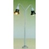 Lampa przemysłowa, 2 ramiona, metal, oświetlenie.
