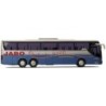 Model redukcyjny autobusu SETRA S 416 GT-HD, skala 1:87, AWM73327, biało-niebieski z czerwonym napisem.