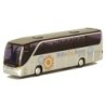 Model redukcyjny autobusu SETRA S 415 HD, skala 1:87, AWM71785. Biały korpus, logo Müller Bus Reisen.