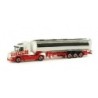 Model Scania "Roehlich" 1:87, HERPA. Czerwono-biały, cysterna.