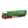 Mercedes-Benz Actros LH "Ottensmann" HERPA, skala 1:87, zielona naczepa z logo.