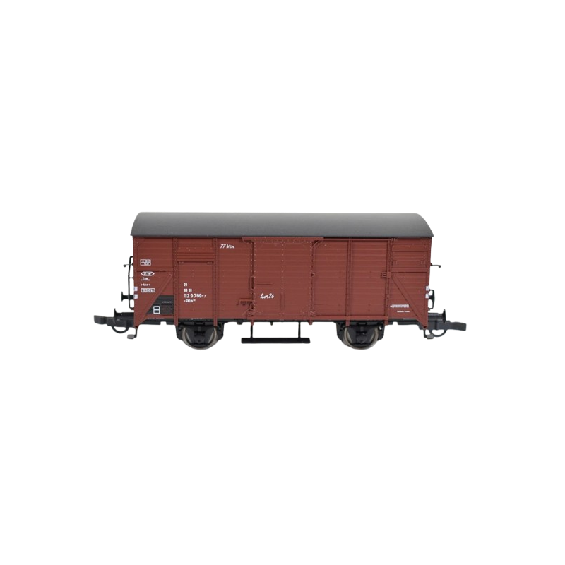 Wagon towarowy ROCO 47270, skala H0, czerwony.