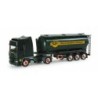 Model DAF 95 XF SSC "MST" 1:87, Herpa. Ciemnozielony cysterna, logo "Mineral-Spedition-Transport".