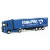 Model DAF XF 105 SC "Panalpina" HERPA, skala 1:87, z naczepą w kolorach Panalpina.