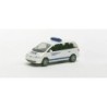 Model redukcyjny Ford Galaxy "THW", skala 1:87, HERPA. Biały z niebieskimi akcentami, napis THW.