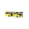 Model redukcyjny Mercedes-Benz Integro, skala 1:87, Post.Bus Regio Paznaun, żółty z czarnymi detalami.