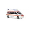 Model redukcyjny VW T5 Transporter, skala 1:87, Hornis Silver Johanniter Braunschweig, karetka pogotowia.