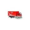 IVECO Eurocargo, skala 1:87, RO-BUD. Czerwony samochód strażacki Vigili del Fuoco.