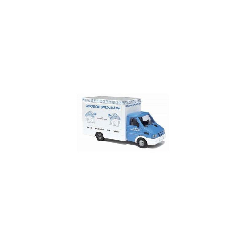 Model Iveco Daily 1/87 BUSCH z naczepą "Griechische Spezialitäten".