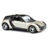 Model Smart Roadster, skala 1:87, srebrny z czarnymi akcentami.