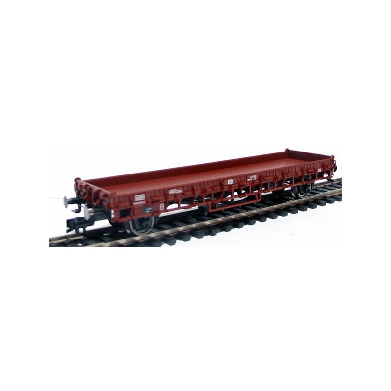 Wagon towarowy FLEISCHMANN 5227, skala 1:87, czerwony, z detalami.