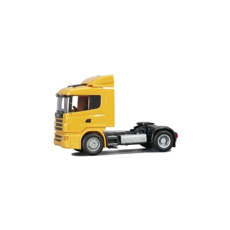Scania "4" R / Aerop., 1:87, żółty ciągnik siodłowy bez naczepy.