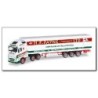 Model redukcyjny Volvo FH Gl. XL 6x2 "H.E.Payne" (GB), skala nieokreślona, HERPA. Biała cysterna z czerwono-zielonymi detalami i