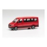 Model redukcyjny Volkswagen Crafter, skala 1:87, Herpa. Czerwony.