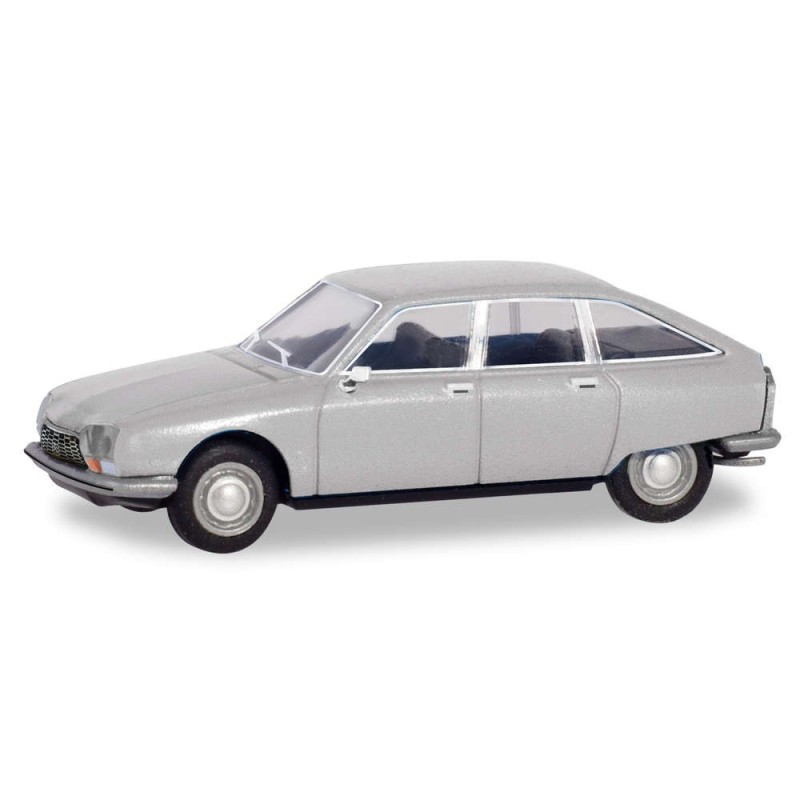 Model redukcyjny CITROËN GS, skala 1:87, Herpa. Szary samochód.