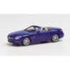 Model redukcyjny Mercedes Benz SL-KLASSE CABRIO, skala 1:87, Herpa. Kolor CAVANSITBLAU METALLIC.