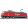 Lokomotywa elektryczna BR 145, skala 1:87, czerwona z logo DB Cargo.