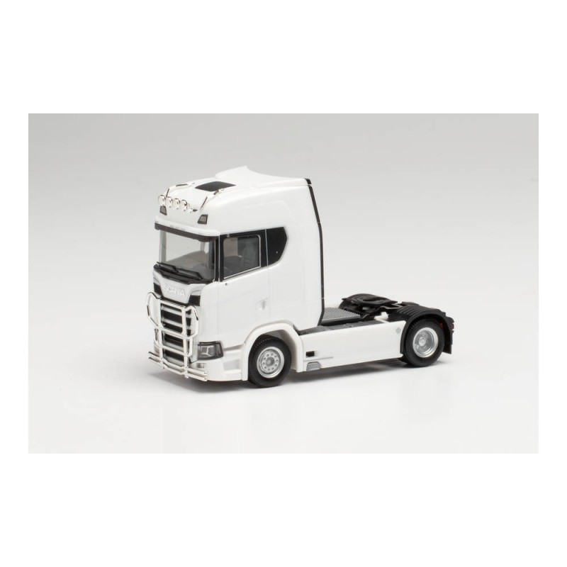 Model redukcyjny SCANIA CS 20, skala 1:87, Herpa, biały.