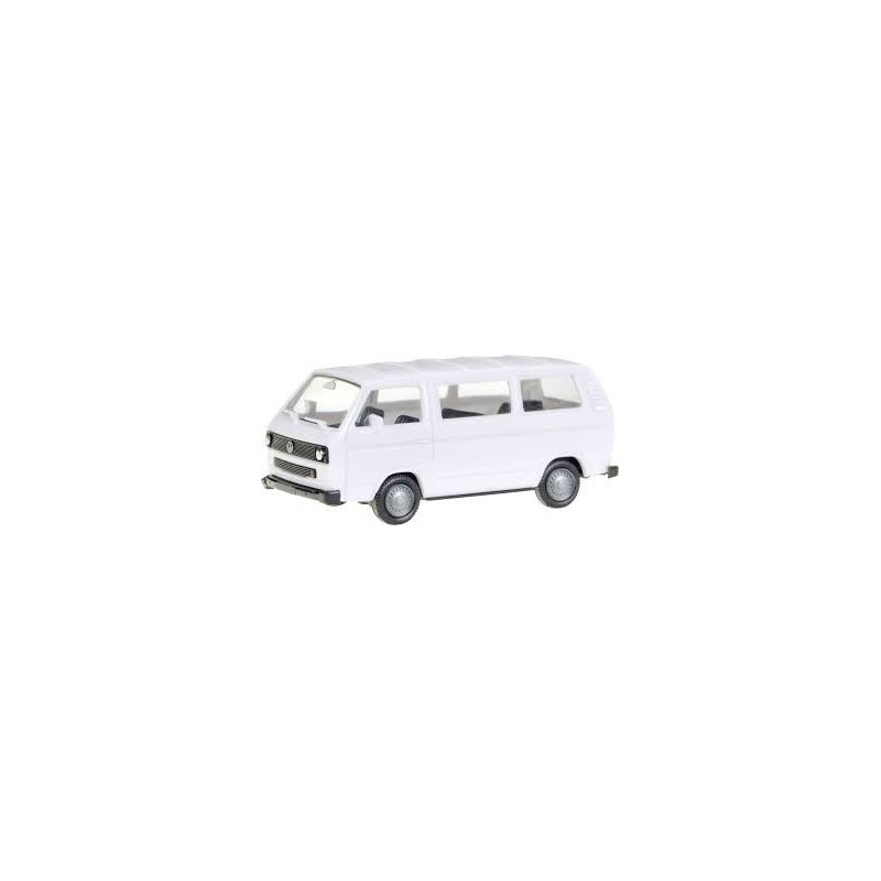Model redukcyjny VW T3 Bus, skala 1:87, Herpa. Biały, metalowo-plastikowy.