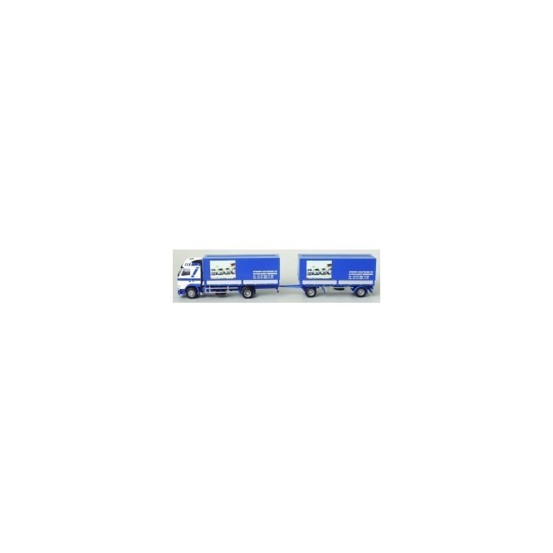 Model Volvo FH Glob. - PrHZ, skala 1:87, AWM. Niebieski, z białymi akcentami.