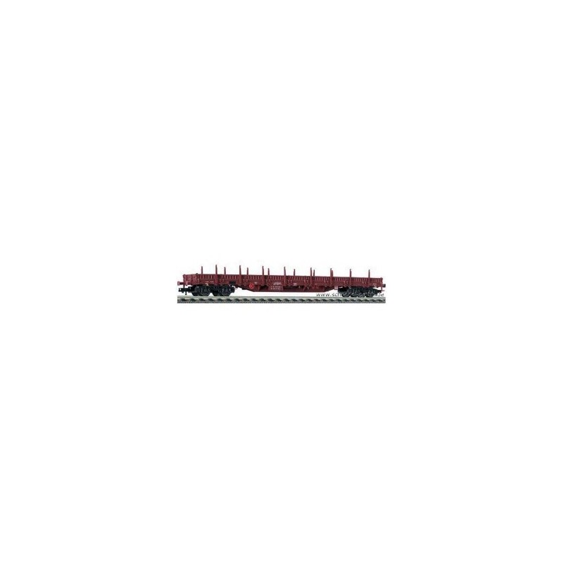 Wagon towarowy SBB ep.V, skala 1:87, czerwony, z detalami do transportu stalowych kręgów.