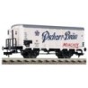 Model wagonu towarowego Ghk "Pschorr-Bräu" DB ep.III, skala 1:87, Fleischmann. Biały wagon chłodnia z logo Pschorr-Bräu.