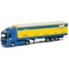 Model redukcyjny MB Actros MP2 L / Aerop. - G-KSZ, skala 1:87, AWM. Malowanie Boekhout, wysoka szczegółowość.