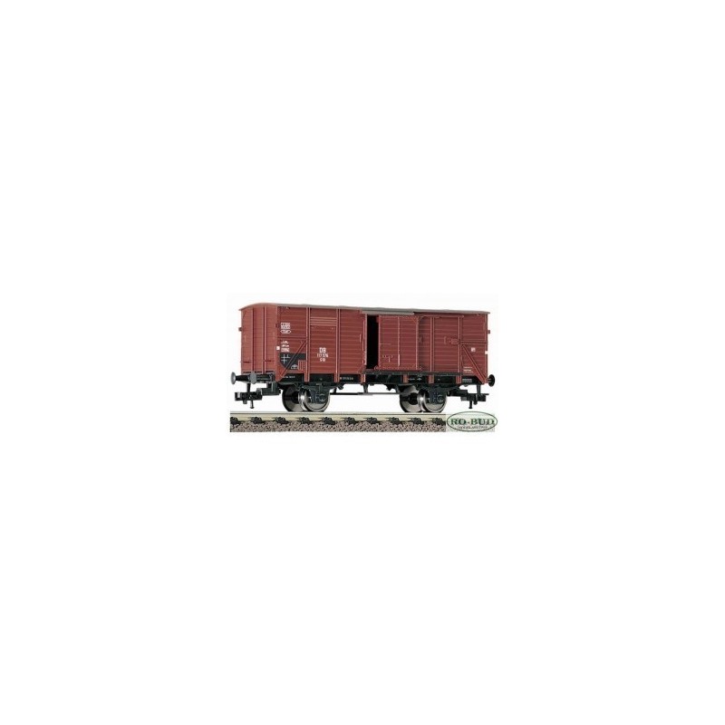 Wagon towarowy kryty G 10 DB ep.III, skala 1/87, Fleischmann, czerwono-brązowy.