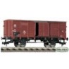Wagon towarowy kryty G 10 DB ep.III, skala 1/87, Fleischmann, czerwono-brązowy.