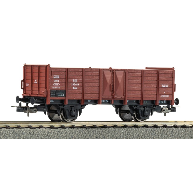 Wagon towarowy węglarka PIKO 54304, H0, drewno, PKP.