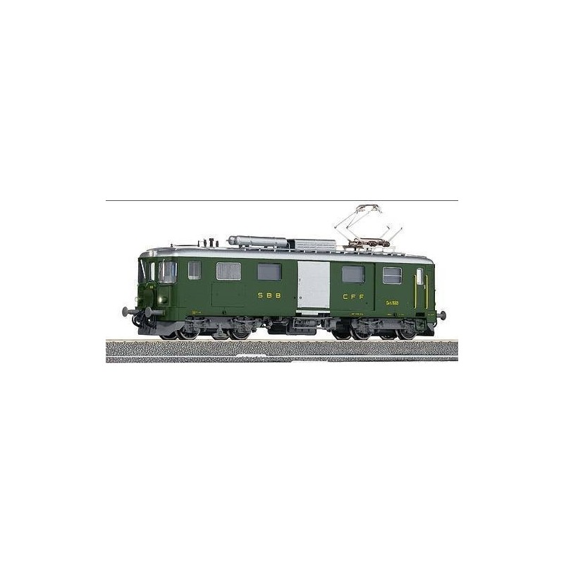 Wagon elektryczny bagażowy ROCO 63537, skala H0, zielony z żółtymi napisami SBB CFF.