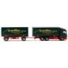 Model redukcyjny Mercedes-Benz Actros MP2 L - G-WKHZ, skala 1:87, AWM. Zielone kontenery z logo Steffes.