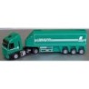 Model Iveco Stralis, skala 1:87, AWM. Zielony, z naczepą, logo Team Routier.