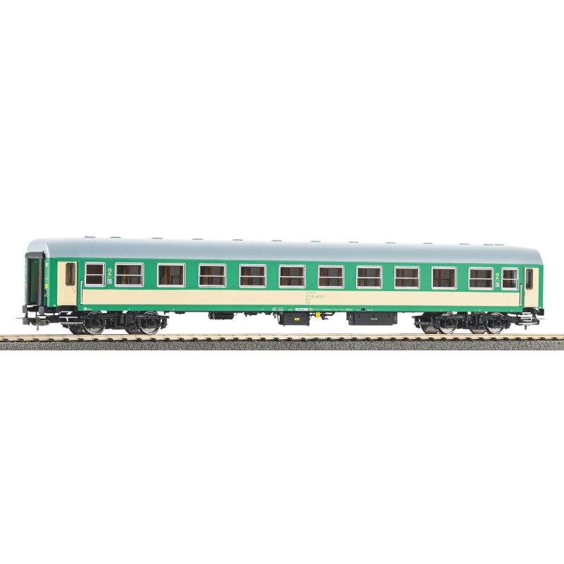 Wagon pasażerski PIKO 97186, skala 1:87, zielono-kremowy, PKP IC.