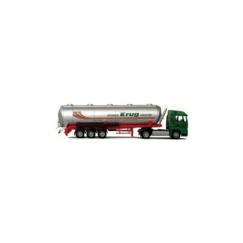 Model redukcyjny MAN TG-A LX - Kippsilo-SZ, skala 1:87, AWM. Cysterna, zielony, malowanie Krug.