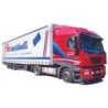 Iveco Stralis, skala 1:87, AWM. Czerwono-biały, z logotypem FM Martinelli.