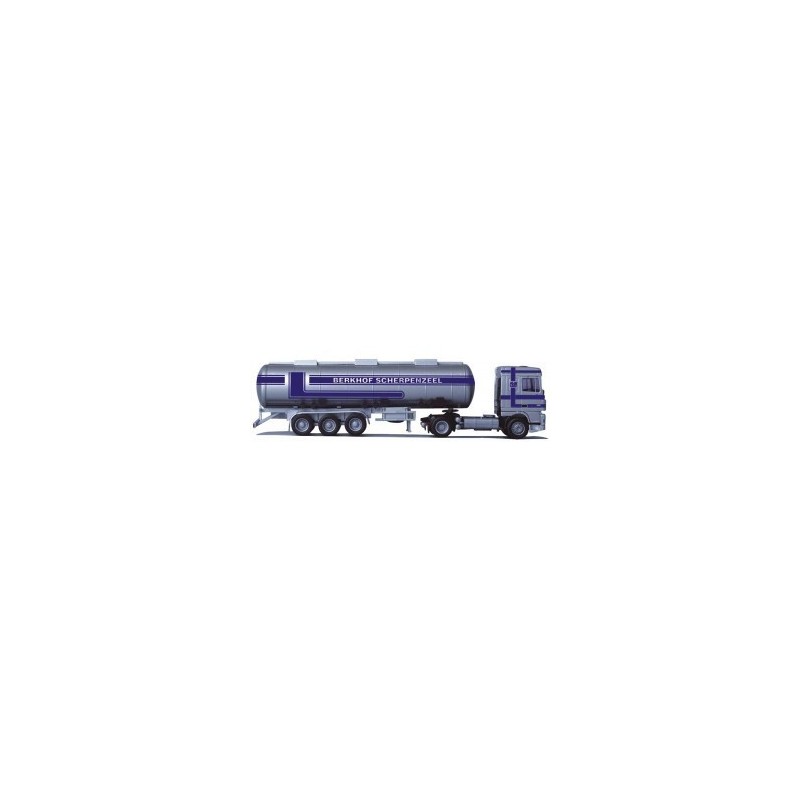 Model DAF XF 95, skala 1:87, Herpa, cysterna z napisem Berkhof Scherpenzeel.