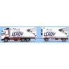 Model redukcyjny Volvo FH Glob. - Kühl-KHZ, skala 1:87, AWM. Biała chłodnia z logo Leroy Aqua Group.