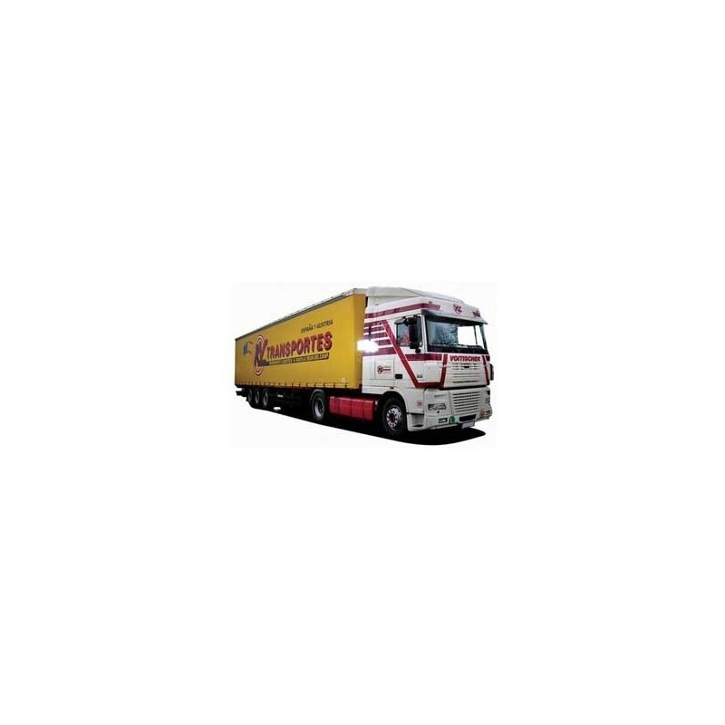 Model DAF XF SC/Aerop. w kolorach Voitischek, skala H0 (1:87), AWM.