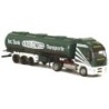 Model Iveco Stralis, skala 1:87, AWM54184. Zielony cystern, białe i czarne paski, logo "Kralowetz Transporte".