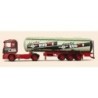 Model Scania "4" R - (H)Tank-SZ, skala 1:87, AWM54150, zielona cysterna z czarnym paskiem i napisem "RUD".