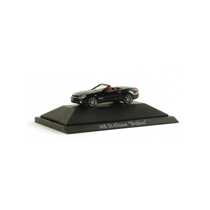 Model redukcyjny Mercedes-Benz SL-class Brabus, skala 1:87, Herpa, czarny.