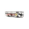 Model redukcyjny autobusu MERCEDES Integro, Schielein Reisen, skala 1:87, biały z czerwonym napisem.