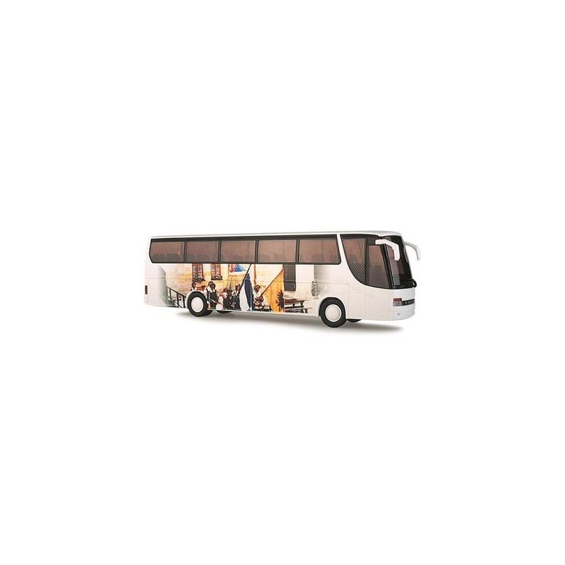 Model redukcyjny autobusu SETRA S 315 HDH, skala 1:87, z malowaniem Wallenstein-Festspiele.