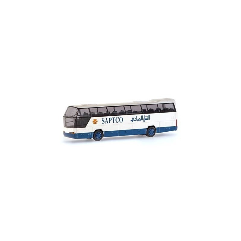 Model redukcyjny autobusu Neoplán Cityliner, skala 1:87, Rietze. Malowanie Saptco.